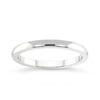 Platinum Lia Classic Wedding Band front image