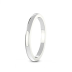 Platinum Lia Classic Wedding Band left