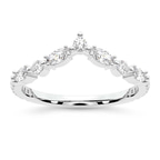 14kt White Gold Juno Wedding Band (1/2 Ct. Tw.) front image