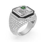 18kt White Gold Secret Lake Signet Ring (9 Ct. Tw.) front image