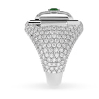 18kt White Gold Secret Lake Signet Ring (9 Ct. Tw.) left