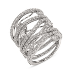 18kt White Gold Ivy Cocktail Ring (2 Ct. Tw.) front image