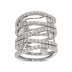 18kt White Gold Ivy Cocktail Ring (2 Ct. Tw.) left