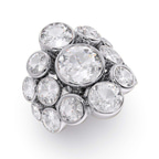14kt White Gold In The Spotlight Cocktail Ring (5 Ct. Tw.) front image