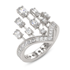 18kt White Gold Wear Your Crown Cocktail Ring (1 3/4 Ct. Tw.) front image