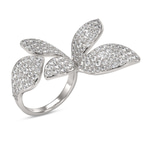 18kt White Gold The Floral Hug Cocktail Ring (4 1/2 Ct. Tw.) front image