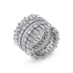 9ct White Gold The Eclipse Cocktail Ring (6 Ct. Tw.) front image