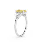 18ct White Gold A Summer's Day Colored Lab Diamond Ring (4 Ct. Tw.) standing product image one