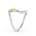 18kt White Gold The Sun and the Stars Colored Lab Diamond Ring (1 3/4 Ct. Tw.) right