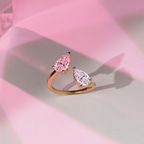 Platinum Break of Dawn Colored Lab Diamond Ring (2 Ct. Tw.) model