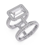 18kt White Gold The Diamond Trophy Cocktail Ring (1 3/4 Ct. Tw.) front image