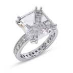 18kt White Gold Sheer Cocktail Ring (4 Ct. Tw.) right
