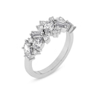 18kt White Gold The Evening Cluster ring (1 3/4 Ct. Tw.) front image