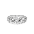 18kt White Gold The Evening Cluster ring (1 3/4 Ct. Tw.) side right image one