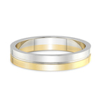 9ct Yellow Gold Amour Men's Band front image