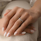 14kt Yellow Gold Eternal Love Couple Rings (1/6 Ct. Tw.) her model