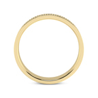 9ct Yellow Gold Sculpted Men's Band right