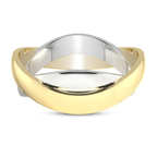 9ct Yellow Gold Immortal Cross Men's Band front image