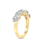 14kt Yellow Gold Valentina Round Lab Diamond Anniversary Band (1 Ct. Tw.) standing product image one