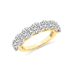 9ct Yellow Gold Leandra Round Lab Diamond Anniversary Band (1 Ct. Tw.) right