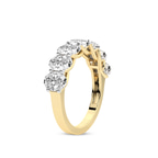 9ct Yellow Gold Maura Oval Lab Diamond Anniversary Band (2 Ct. Tw.) left
