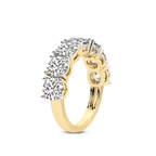 9ct Yellow Gold Adela Round Lab Diamond Anniversary Band (3 Ct. Tw.) left