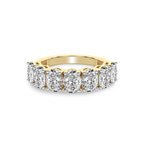 9ct Yellow Gold Blanca Oval Lab Diamond Anniversary Band (4 Ct. Tw.) front image