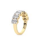 9ct Yellow Gold Blanca Oval Lab Diamond Anniversary Band (4 Ct. Tw.) standing product image one