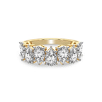 9ct Yellow Gold Juana Pear Lab Diamond Anniversary Band (1 Ct. Tw.) front image