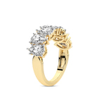 9ct Yellow Gold Juana Pear Lab Diamond Anniversary Band (1 Ct. Tw.) left