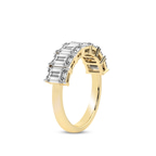 14kt Yellow Gold Luisa Emerald Lab Diamond Anniversary Band (5 Ct. Tw.) left