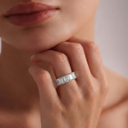 14kt Yellow Gold Luisa Emerald Lab Diamond Anniversary Band (5 Ct. Tw.) model