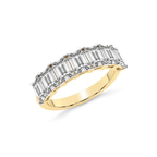 14kt Yellow Gold Luisa Emerald Lab Diamond Anniversary Band (5 Ct. Tw.) right