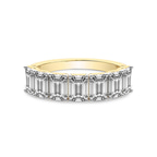 9ct Yellow Gold Marcela Emerald Lab Diamond Anniversary Band (2 Ct. Tw.) front image
