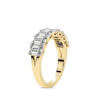 9ct Yellow Gold Marcela Emerald Lab Diamond Anniversary Band (2 Ct. Tw.) standing product image one