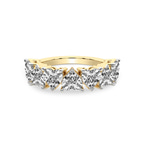 9ct Yellow Gold Rafaela Heart Lab Diamond Anniversary Band (1 Ct. Tw.) front image