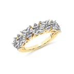9ct Yellow Gold Rafaela Heart Lab Diamond Anniversary Band (1 Ct. Tw.) right