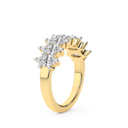 10kt Yellow Gold Callista Marquise Lab Diamond Anniversary Band (1 Ct. Tw.) left