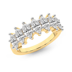 10kt Yellow Gold Callista Marquise Lab Diamond Anniversary Band (1 Ct. Tw.) right
