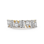 14kt Yellow Gold Elara Oval and Pear Lab Diamond Anniversary Band (4 Ct. Tw.) front image