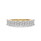 9ct Yellow Gold Hera's Diadem Princess Lab Diamond Anniversary Band (1 Ct. Tw.) front image