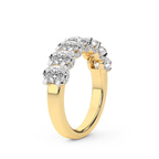 14kt Yellow Gold Minerva Oval Lab Diamond Anniversary Band (5 Ct. Tw.) left