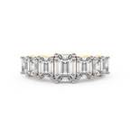 10kt Yellow Gold Aphrodite Emerald Lab Diamond Anniversary Band (4 Ct. Tw.) front image