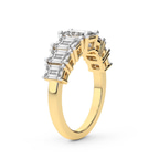 10kt Yellow Gold Aphrodite Emerald Lab Diamond Anniversary Band (4 Ct. Tw.) left