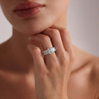 10kt Yellow Gold Aphrodite Emerald Lab Diamond Anniversary Band (4 Ct. Tw.) model