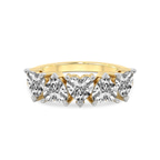 9ct Yellow Gold Octavia Heart Lab Diamond Anniversary Band (1 Ct. Tw.) front image