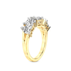 9ct Yellow Gold Octavia Heart Lab Diamond Anniversary Band (1 Ct. Tw.) standing product image one