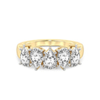 14ct Yellow Gold Blakely Pear Lab Diamond Anniversary Band (4 Ct. Tw.) front image
