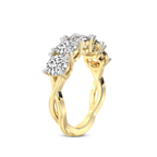 9ct Yellow Gold Noella Round Lab Diamond Anniversary Band (1/2 Ct. Tw.) left