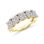9ct Yellow Gold Noella Round Lab Diamond Anniversary Band (1/2 Ct. Tw.) right